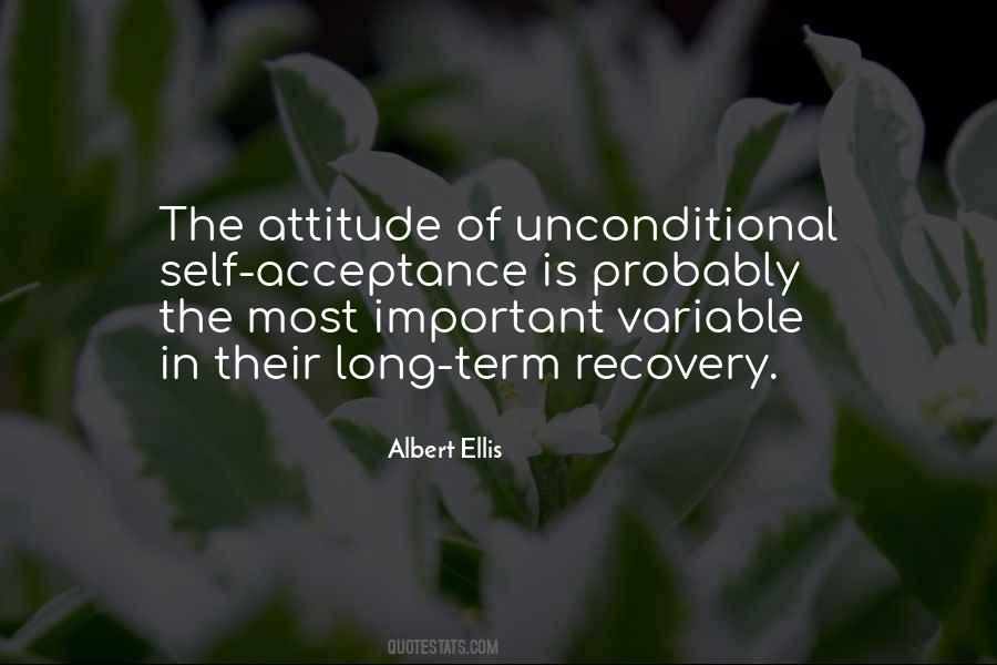Unconditional Self Acceptance Quotes #1455005