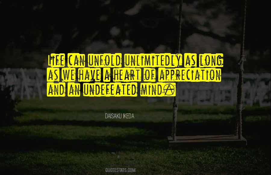 Undefeated Mind Quotes #1567748