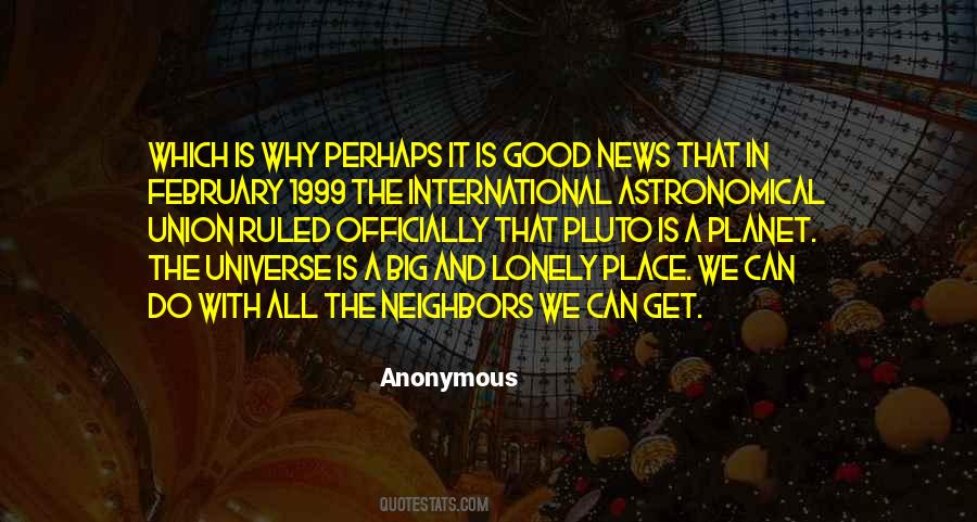 Quotes About Planet Pluto #878115