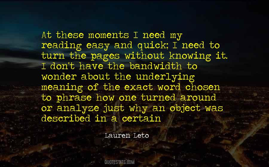 Underlying Quotes #299140 Underlying Quotes #299140