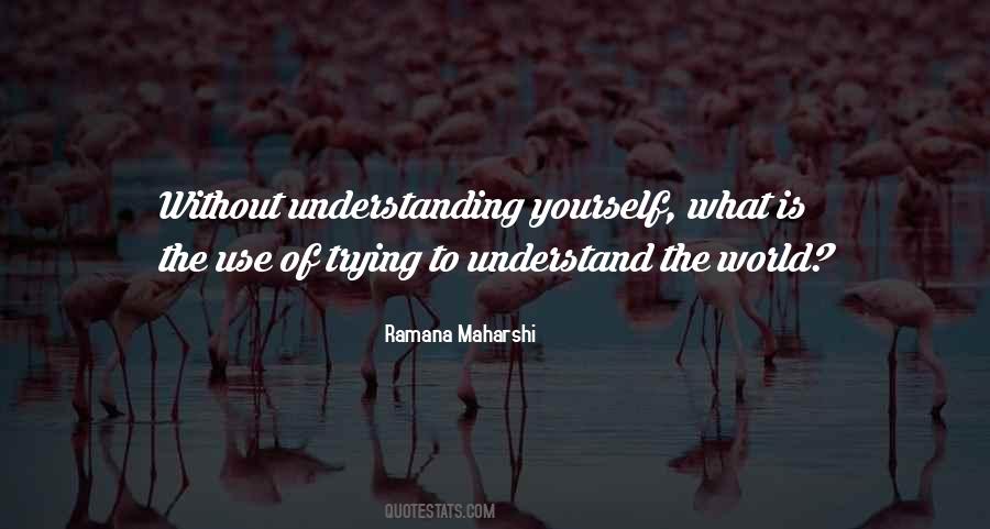 Understand The World Quotes #976436