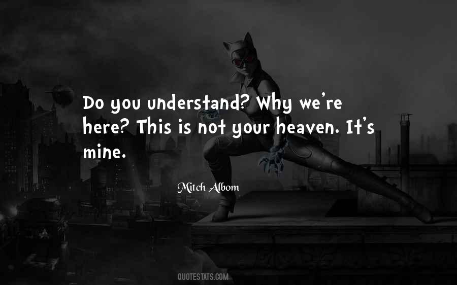 Understand Why Quotes #1201018