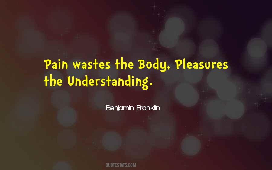 Understanding The Pain Quotes #30915