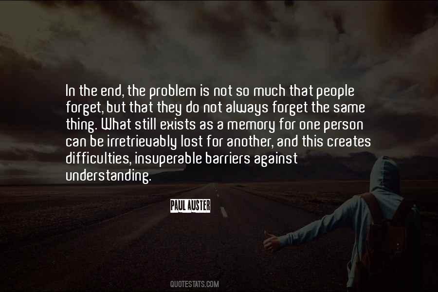 Understanding The Problem Quotes #821829