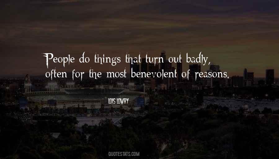 Quotes About Benevolent #1879281