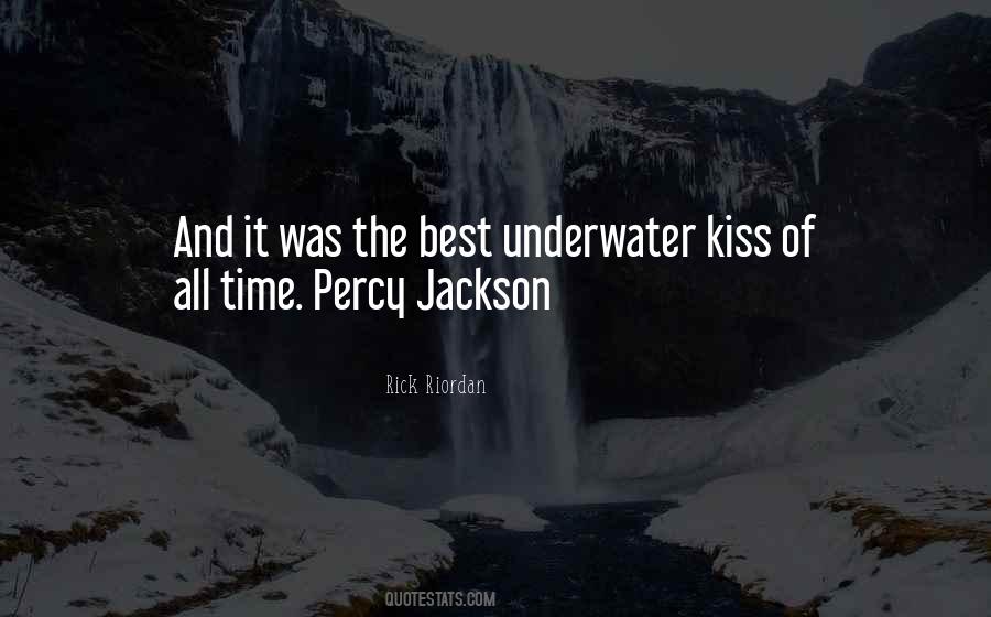 Underwater Kiss Quotes #1313214