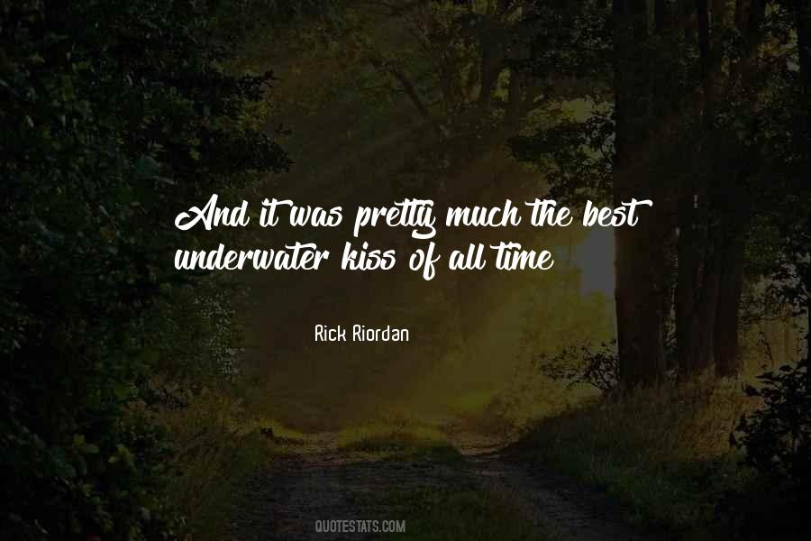Underwater Kiss Quotes #1632682