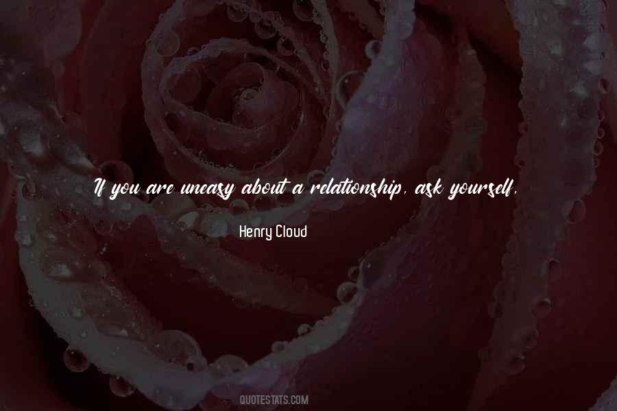 Uneasy Relationship Quotes #1722439