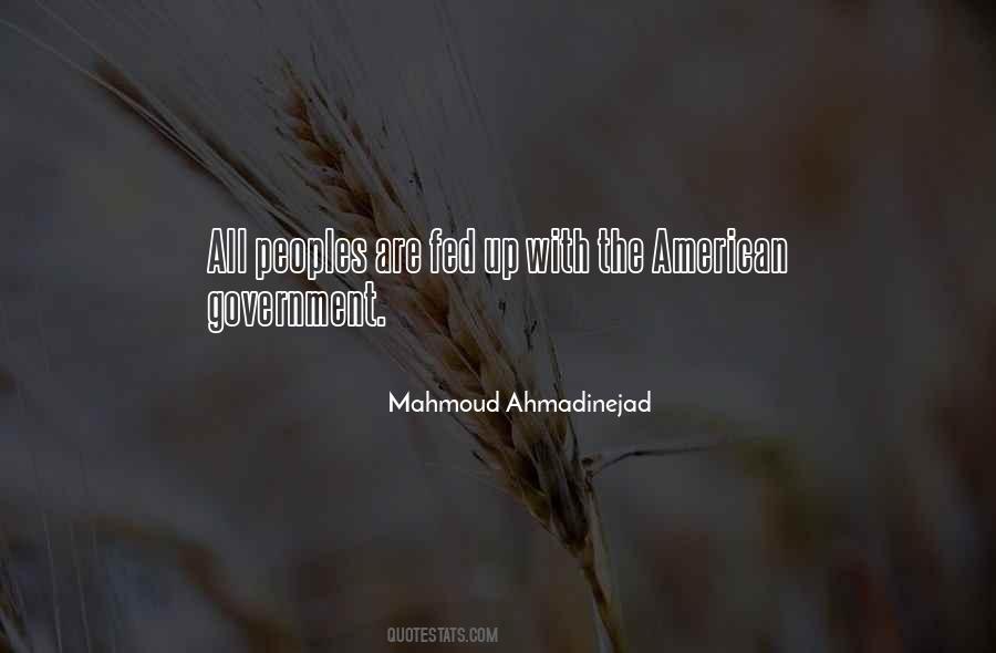 Quotes About American Government #146056