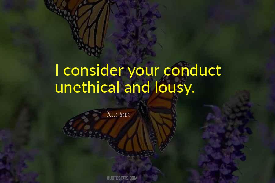 Unethical Quotes #1635327