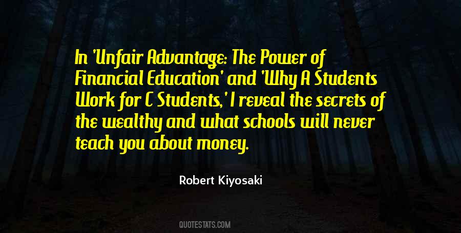 Unfair Advantage Quotes #171066