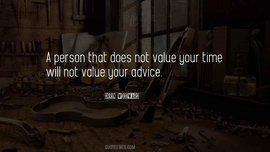 Quotes About A Person's Value #1137402