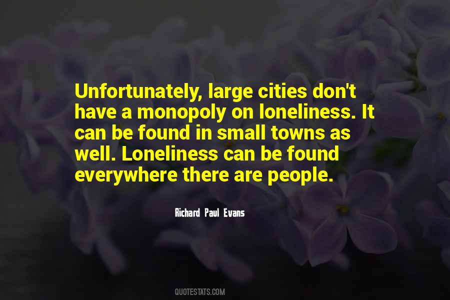 Quotes About Large Cities #1580799