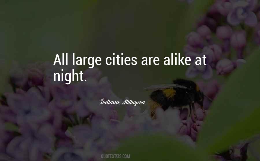 Quotes About Large Cities #727970