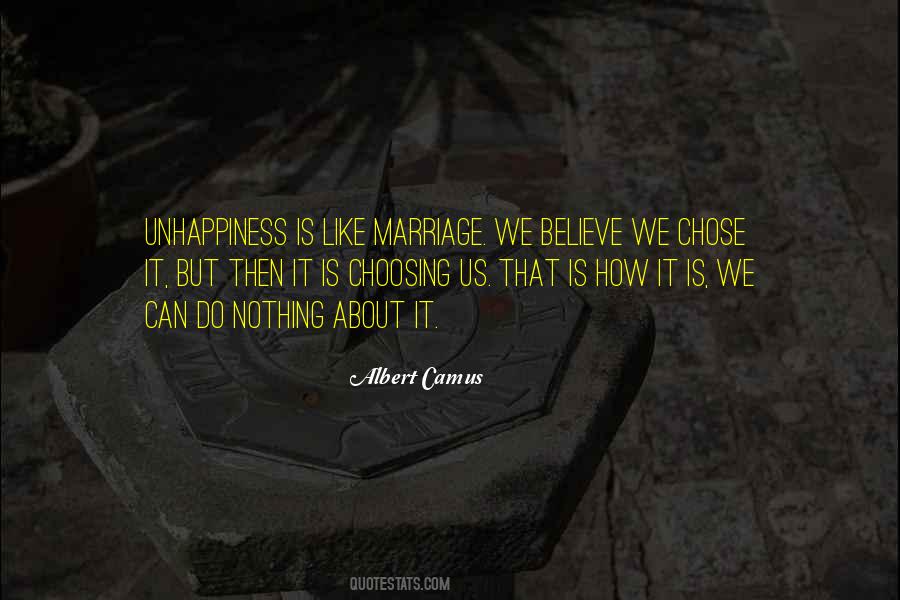 Unhappiness Marriage Quotes #228659