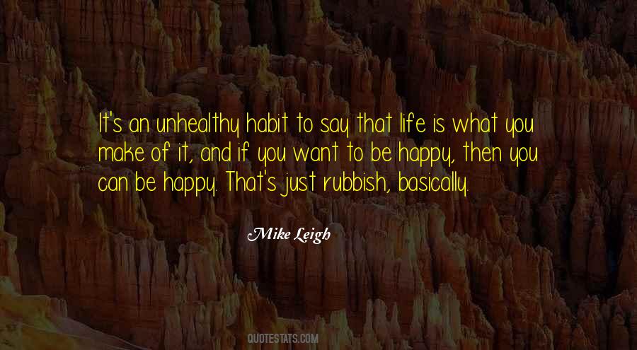Unhealthy Life Quotes #1230228