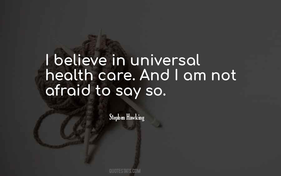 Universal Health Care Quotes #1495965