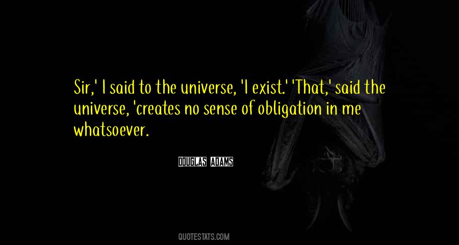 Universe Of Obligation Quotes #851904