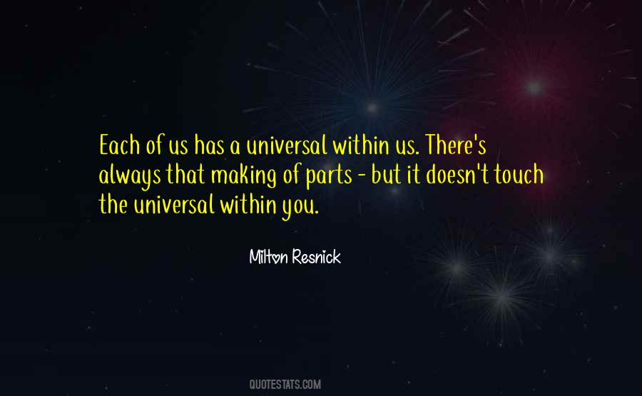 Universe Within Us Quotes #767641