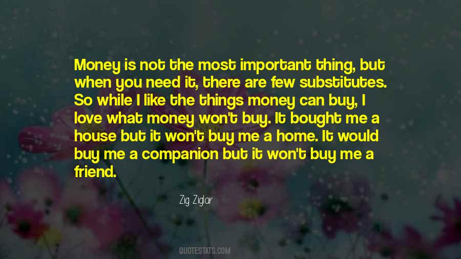 Quotes About Love More Important Than Money #471738