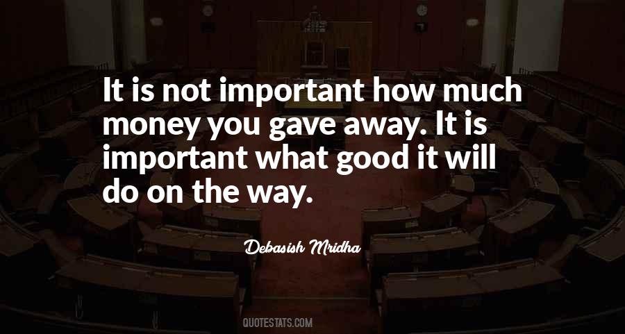 Quotes About Love More Important Than Money #834235