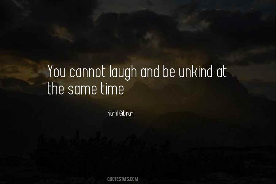 Unkind Quotes #1052800