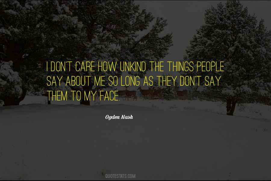 Unkind Quotes #1118427