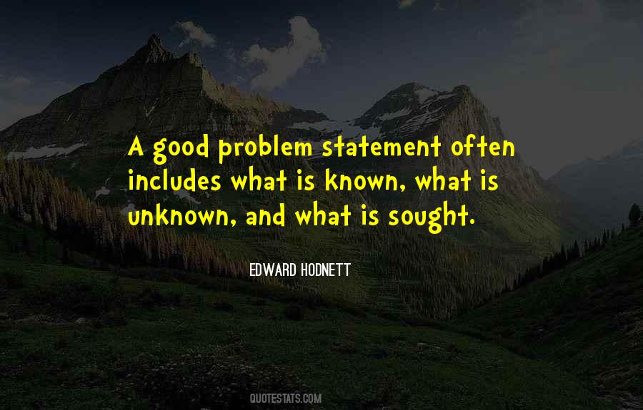 Unknown And Known Quotes #531844