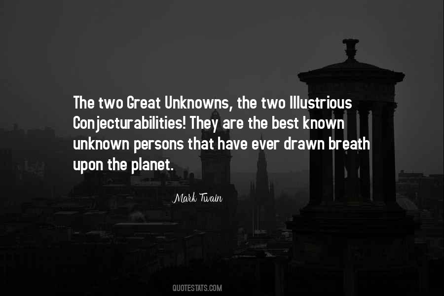 Unknown Persons Quotes #243389