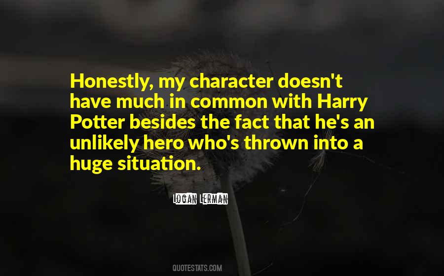 Unlikely Hero Quotes #1168980