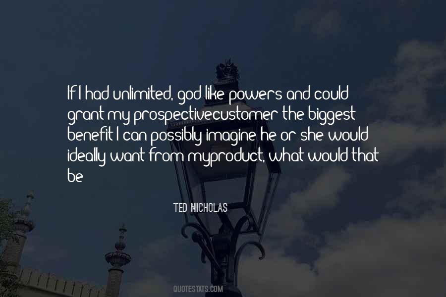 Unlimited God Quotes #1677637