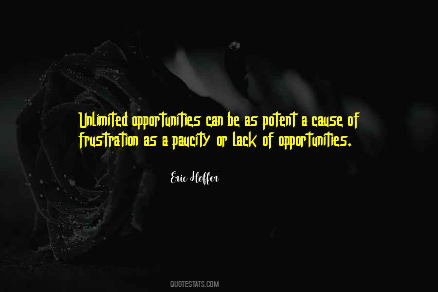 Unlimited Opportunities Quotes #1603544