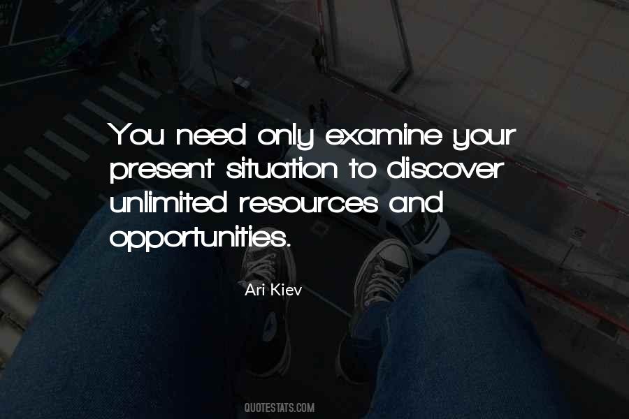 Unlimited Opportunities Quotes #1611971