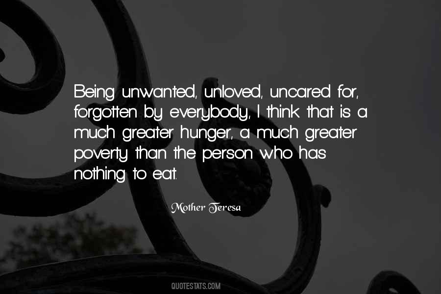 Unloved And Unwanted Quotes #239928