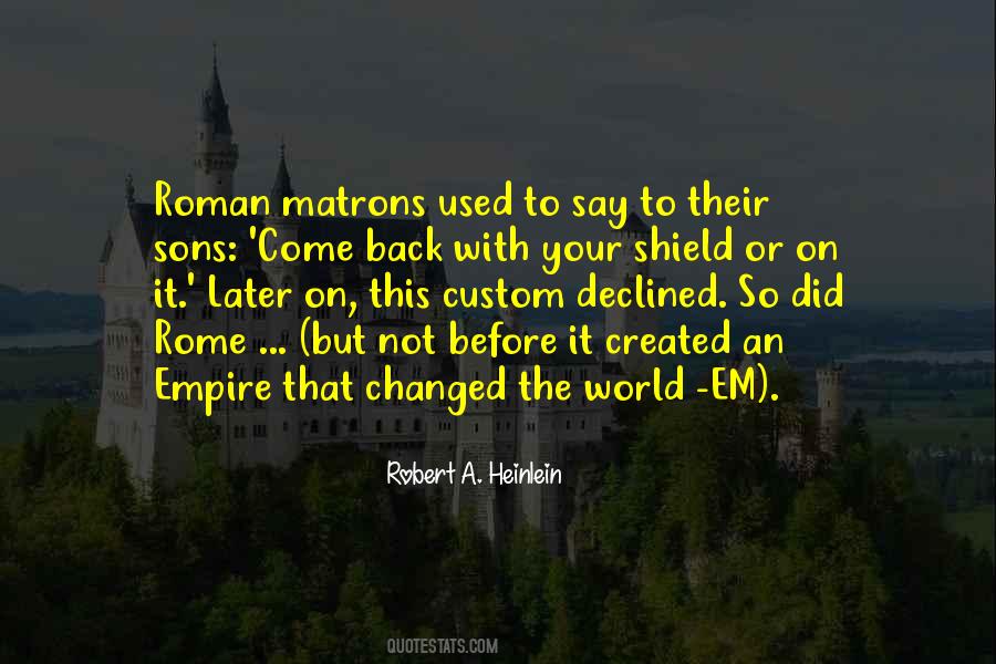 Quotes About How The World Has Changed #144088