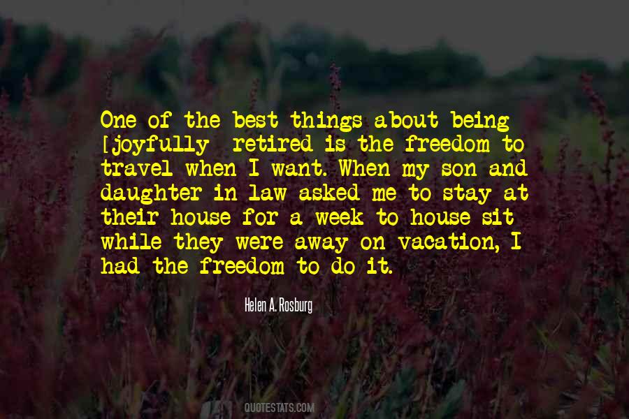 Quotes About Freedom To Travel #1215169