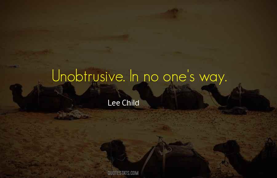 Unobtrusive Quotes #190699