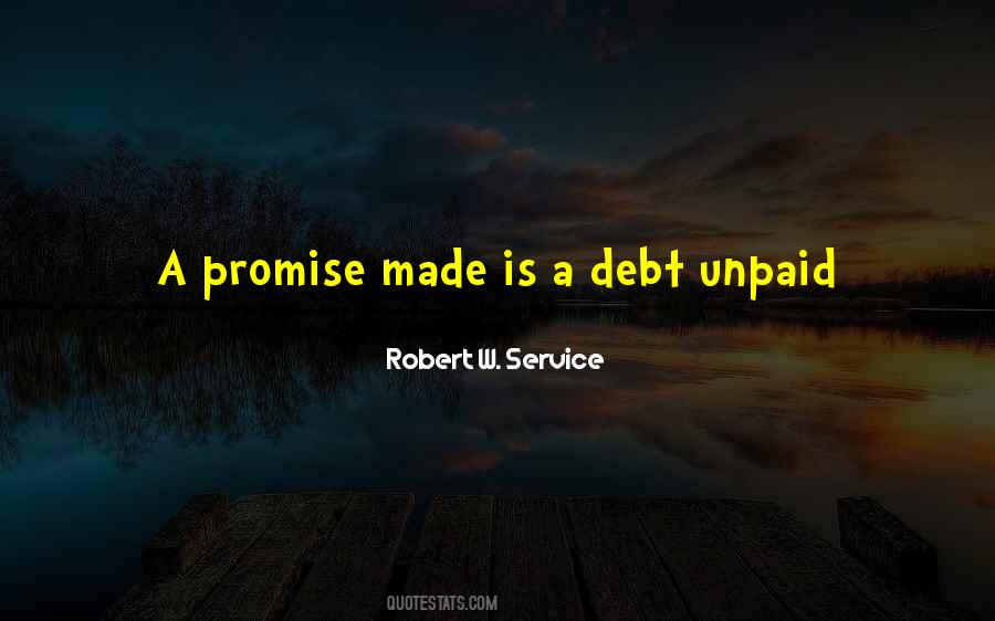 Unpaid Debt Quotes #1282091