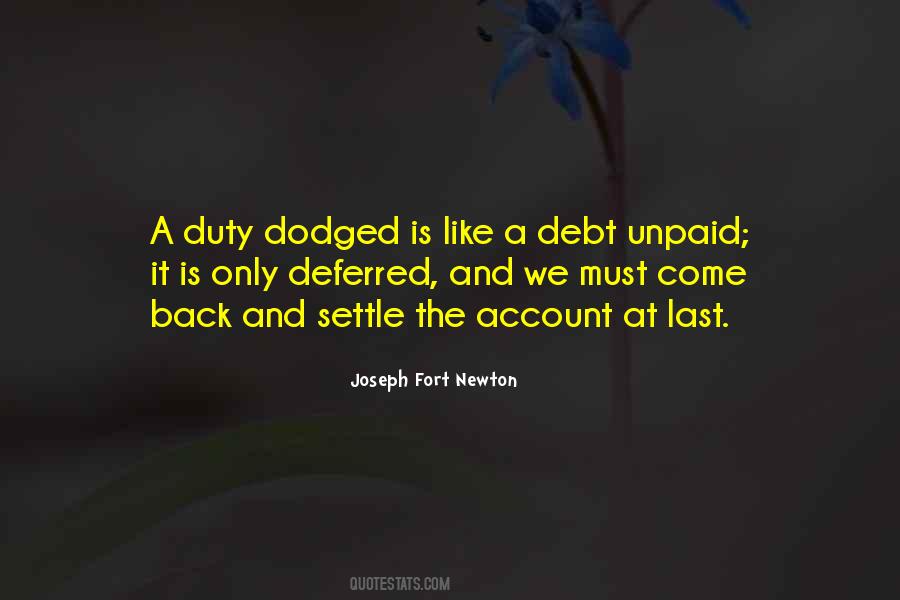 Unpaid Debt Quotes #745809