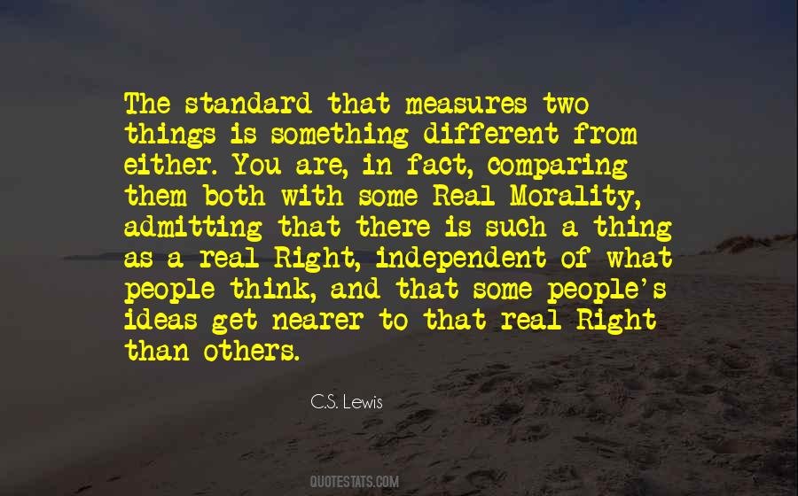 Quotes About Comparing Things #1711261