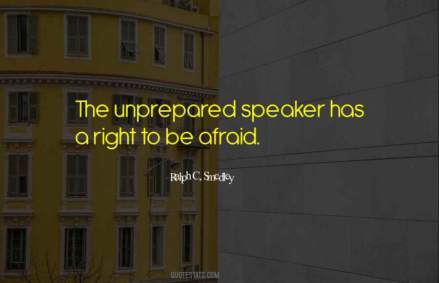 Unprepared Quotes #51725