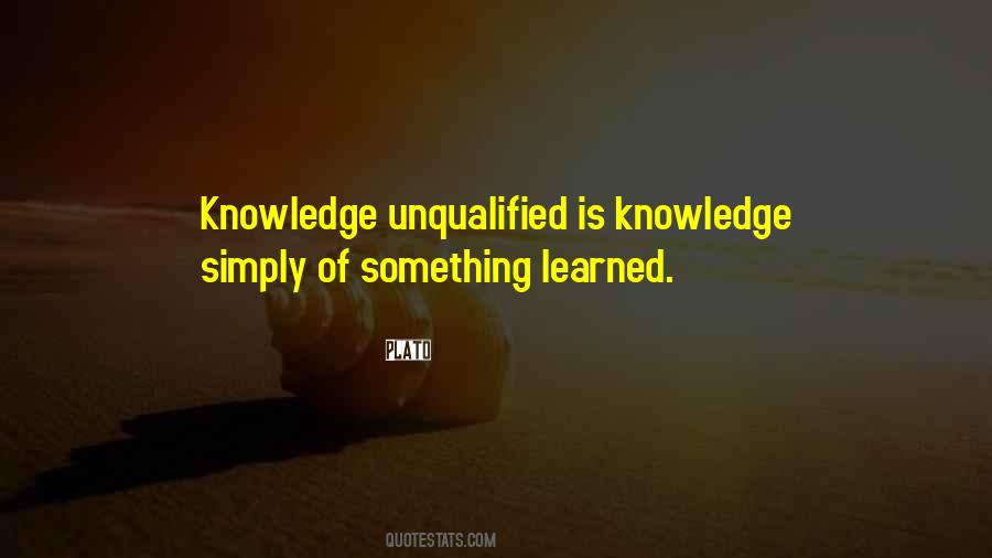 Unqualified Quotes #443667