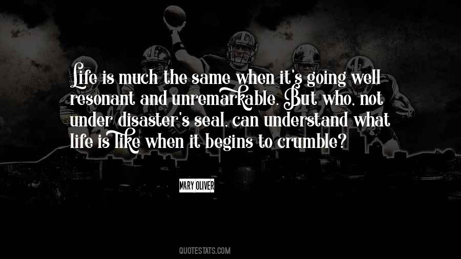 Unremarkable Life Quotes #1263351