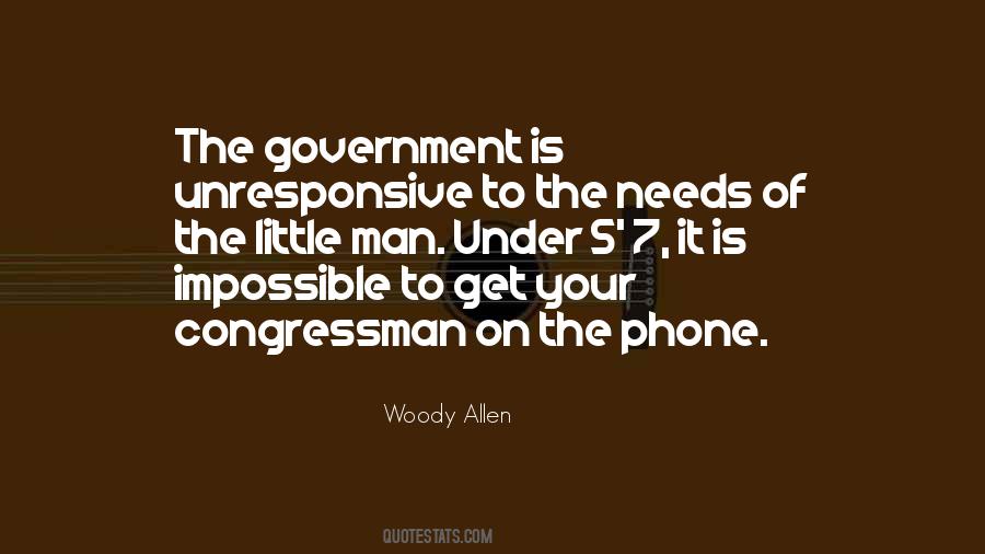 Unresponsive Government Quotes #857873