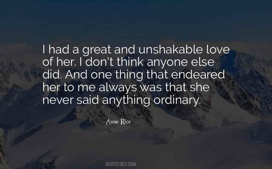 Unshakable Love Quotes #1866603