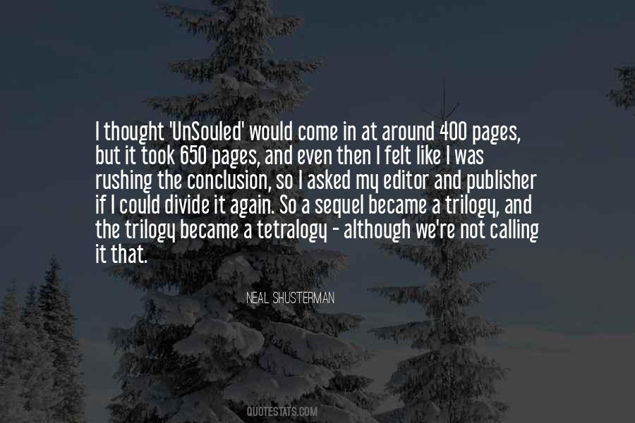 Unsouled Neal Shusterman Quotes #1640573