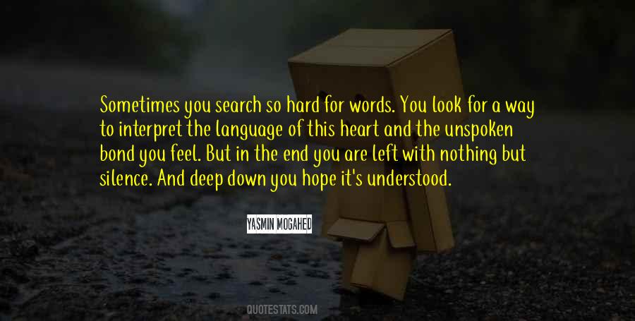 Unspoken Bond Quotes #1835388