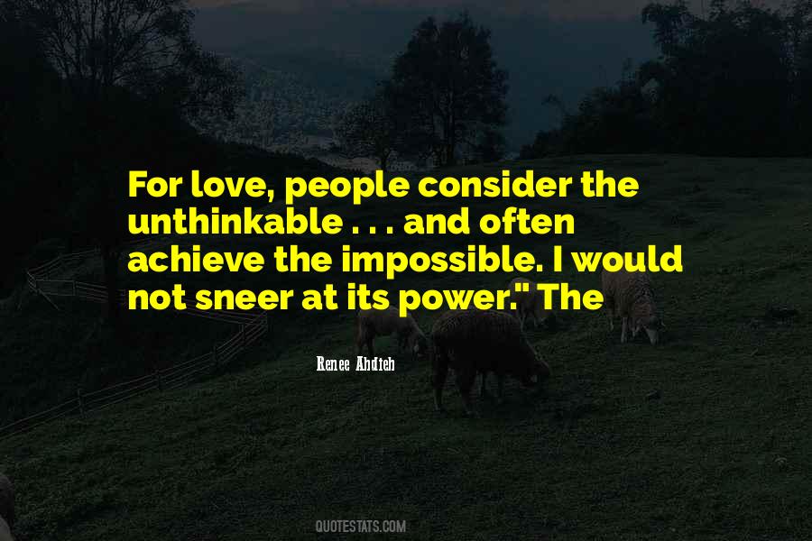 Unthinkable Love Quotes #340526