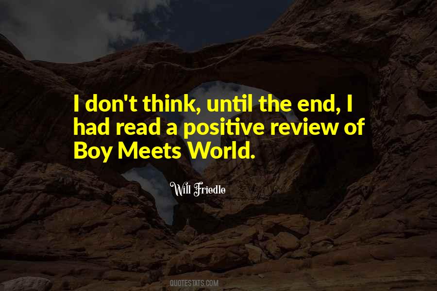 Until The End Of The World Quotes #347409