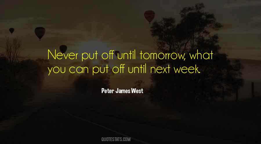 Until Tomorrow Quotes #154591